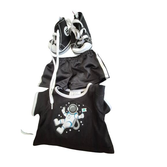 Build-A-Bear Clothes Lot 3 Themed Outfits w/ Shoes Plus Extra Tops & Shorts - Picture 5 of 8